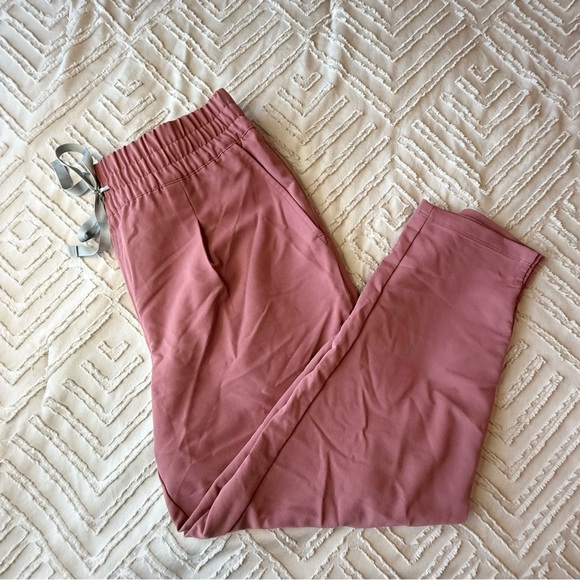 Figs Mauve High Waist Skinny Scrub Pants | LP - Picture 2 of 9